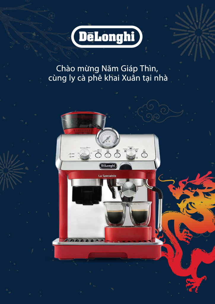 Máy pha cà phê thủ công La Specialista Arte Red