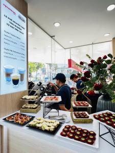 khu vực trưng bày sản phẩm De’Longhi