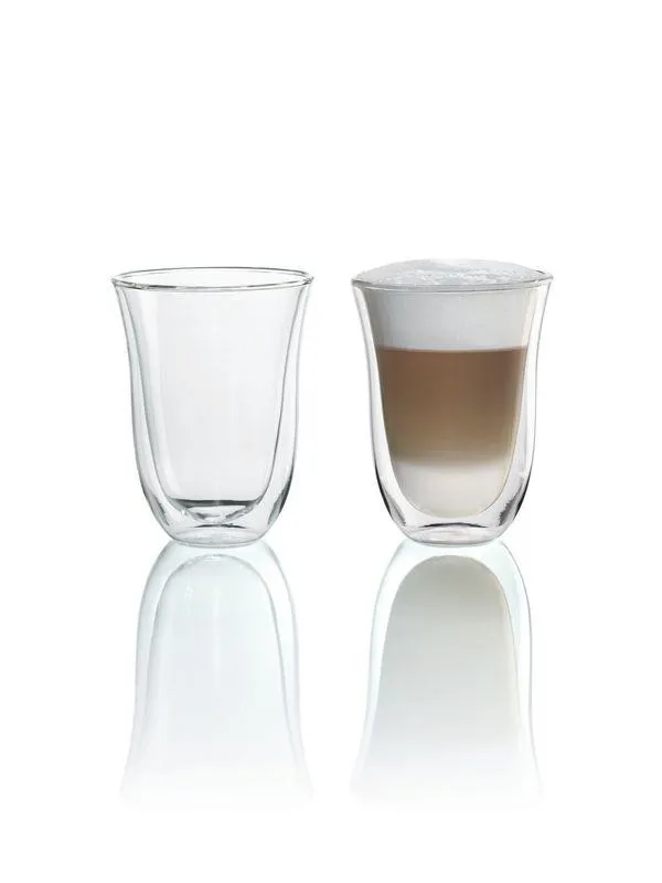 Bộ 2 ly thủy tinh Latte và Macchiato De'Longhi (330ml)