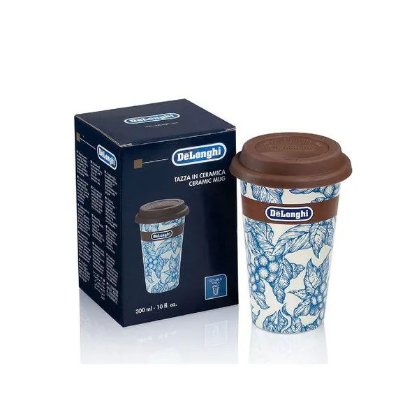 Ly sứ giữ nhiệt De'Longhi Blue Flower